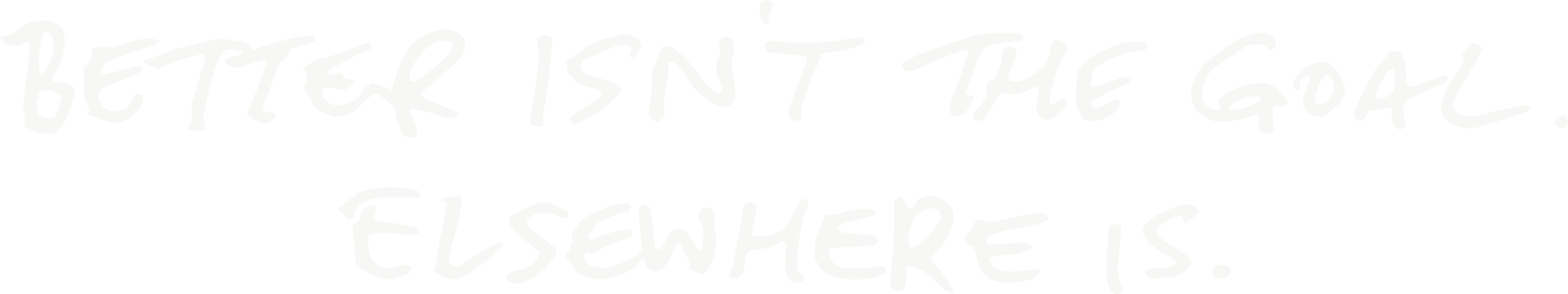 Better Isn't the Goal. Elsewhere is.